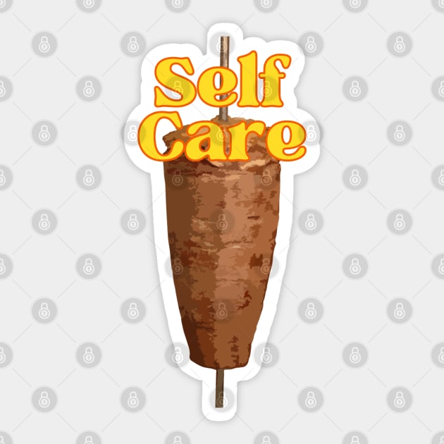 Kebab Love Self Care Sticker by Yelda